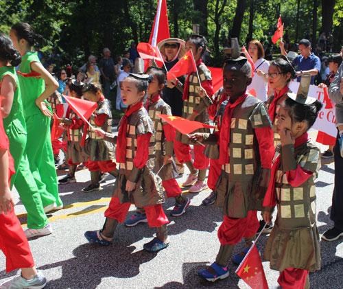 Parade of Flags at 2019 Cleveland One World Day - Chinese